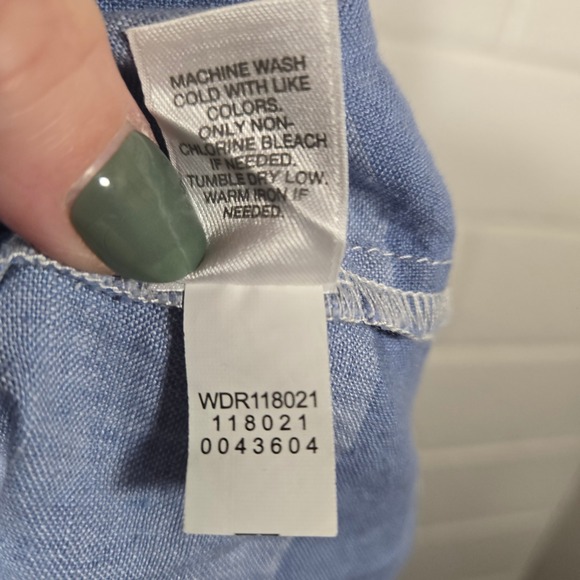 J. Jill Love Linen Gingham Plaid Check Tie Waist Midi Classic Capsule Small - Picture 4 of 8